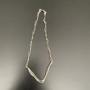 STERLING SILVER MADE IN ISREAL JOINTED STYLE COOL CHAIN NECKLACE - Picture 1 of 9