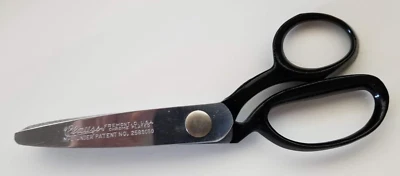 Vintage Clauss Pinking Shears 7" L  Patent No 2589050 Scissors - Image 1 of 3