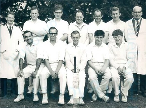 1965 Preesall 2nd 11 Team Fylde Am Cricket League original Press photo 7x5.5 - Foto 1 di 2