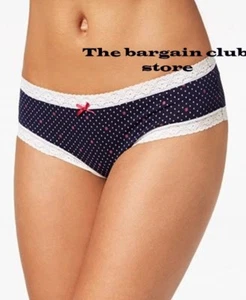 Tommy Hilfiger Bikini Lace Trim Cotton Bikini XS, S, M, L - Picture 1 of 1