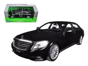 Mercedes Benz S Klasse mit Schiebedach schwarz "NEX Models" 1/24 Diecast Modellauto von  - Bild 1 von 1