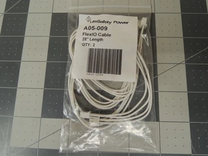 LifeSafety Power A05-009 CABLE FLEXIO 28" Flexio Cable Paquete de 2 - Imagen 1 de 9