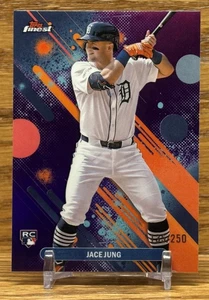 JOSH JUNG Purple /250 Refractor Rookie | 2025 Topps Finest Detroit TIGERS #29 - Picture 1 of 2