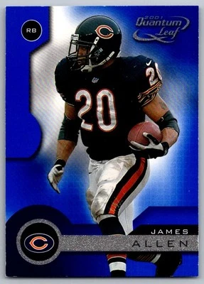 2001 Quantum Leaf James Allen Chicago Bears #36 - Image 1 of 2