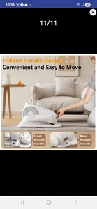 Damkee Under Desk Elliptical Compact Quiet Fitness Machine Home Office Open Box - Picture 1 of 8