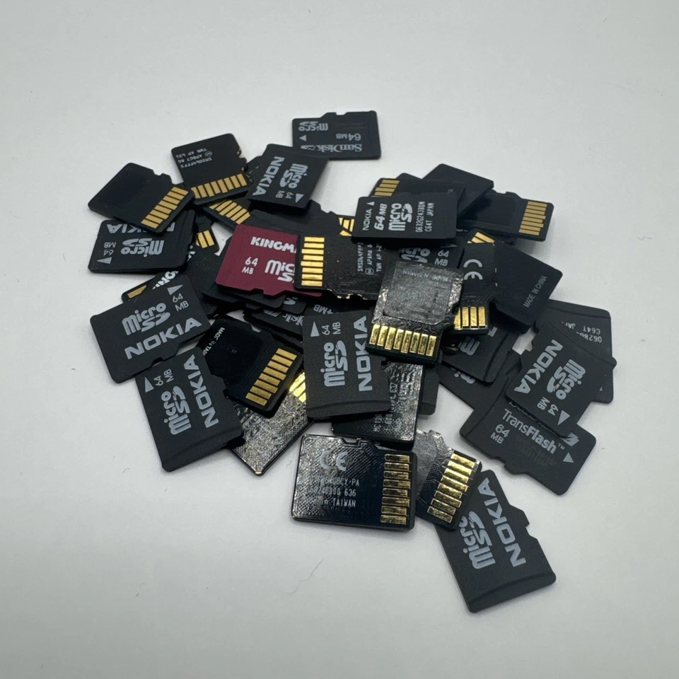 Micro SD Memory Card Job Lot 50 x 64mb - Image 1 of 1