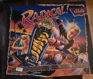 BALLY RADICAL PINBALL TRANSLITE ORIGINAL NOS EXCELENTE ESTADO  - Imagen 1 de 2