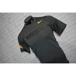 Camisa de Gimnasio Nike Para Hombre Talla Pequeña Poliéster Dri-Fit Minnesota Golden Gophers Gris - Imagen 1 de 7
