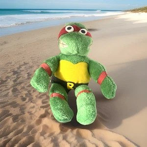 Vtg Teenage Mutant Ninja Turtles Raphael TMNT 1989 Plush 10" Stuffed Animal Toy - Picture 1 of 8