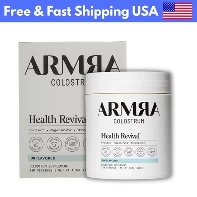 ARMRA colostrum Health revival unflavored 120 servings 120g US - Image 1 of 2
