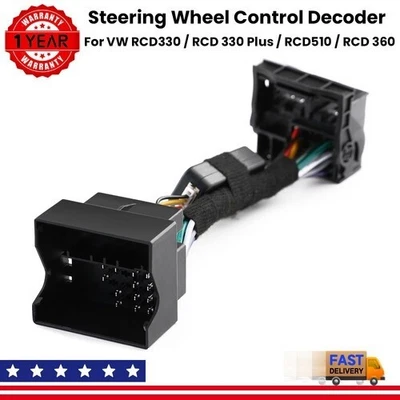 Cable adaptador Quadlock simulador de volante RCD330 RCD360PRO para VW Golf 5 6 Foto 1 de 4