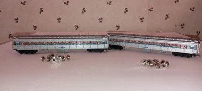 Model Power N Scale 2 #8623 Amtrak Passenger Coach Car w/6  Metal Wheels NOS!! - Image 1 of 4