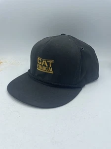CAT Financial Adjustable Strap Black Hat Men’s - Picture 1 of 7