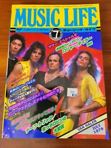 Music Life, Japan Publikation, Juli 1979, Nr. 7, kein extra Poster, Van Halen - Bild 1 von 14