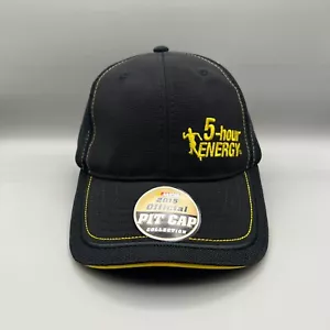 Nascar Clint Bowyer Cap Hat Black #15 2015 Pit Collection 5 Hour Energy Racing ! - Picture 1 of 12