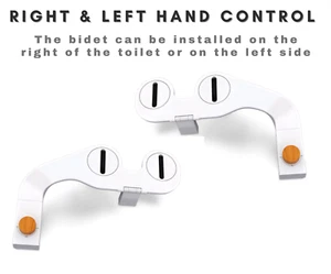 Non-Electric bidet Left & Right Hand Mechanical-Wood color plated knob- 2022 - Picture 1 of 6