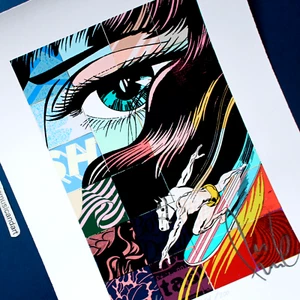 SIGNED FAILE ART PRINT NUMBERED EDITION OF 200 STREET ART - Picture 1 of 6