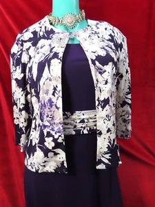 JESSICA HOWARD Missy EGG (plum) jacket & dress suit US 14 - (UK 16-18) - Picture 1 of 23