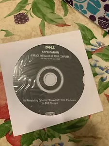 Dell App For Reinstalling Dell Cyber link PowerDVD DX 8.0 Software For DVD - Picture 1 of 2