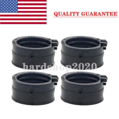 4Pcs Carburetor Intake Boots FOR Honda CBR600 CBR 600 F2 F3 F4 16211-MAL-600 US - Image 1 of 4
