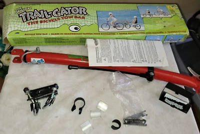 Trail Gator Bicycle Bike Tow Bar New Red Tag Along Kids Stable - image 1 of 4