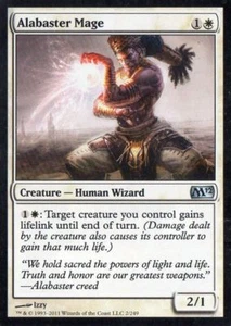 MTG Magic : Playset (4x) Alabaster Mage Mage de l albatre  Magic 2012 VO - Picture 1 of 1