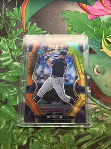 Jim Thome 2023 Select Premier Level Prizm Tie-Dye SP /25 Card No. 160 CLEVELAND