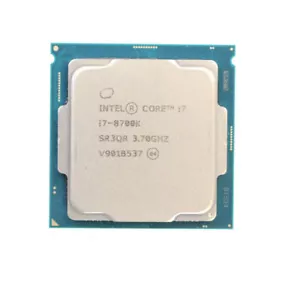 INTEL CORE i7-8700K CPU PROCESSOR 6 CORE 3.70GHZ 12MB L3 CACHE 95W SR3QR - Picture 1 of 1