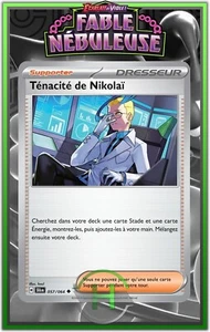 Ténacité de Nikolaï-EV6.5:Fable Nébuleuse- 057/064-Carte Pokémon Française Neuve - Picture 1 of 1