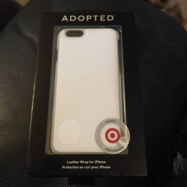 Envoltura de cuero adoptada para iPhone 6 blanca/arena APH13108 ¡¡Nueva!!! Foto 1 de 1