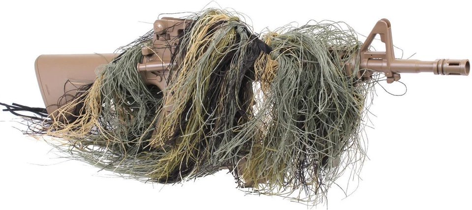 ROTHCO Camo Ghillie Lightweight Sniper Rifle Wrap Cover Hunting Concealment Bow