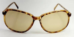 Vintage Corning Optics 2116S Honey Brown Oval Sunglasses Frames VGC! 60[]15-135 - Picture 1 of 12