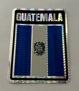 Guatemala Country Flag Reflective Decal Bumper Sticker Bandera - Picture 1 of 1