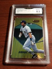 1996 Bowman Best Derek Jeter Gold Foil #79 RC Rookie GMA 8.5