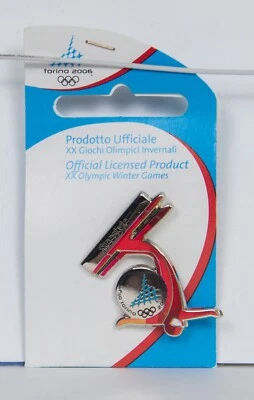 Torino 2006 Olympics Store Exclusive Freestyle Skiing Official Pin - #05-021-004 - Image 1 of 2
