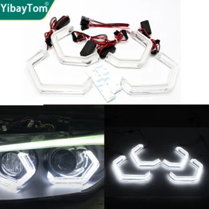 Bright Durable DTM M4 style LED Angel Eyes Halo Ring for BMW 3 series E92 E93 M3 - Picture 1 of 12