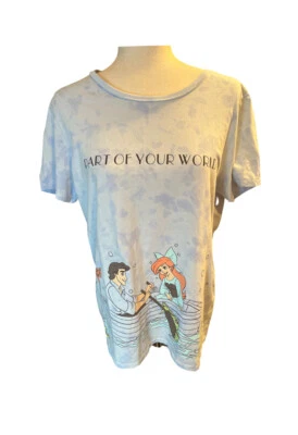 Camiseta Disney La Sirenita Ariel Parte de Tu Mundo Tie Dye XL Princesa Foto 1 de 4