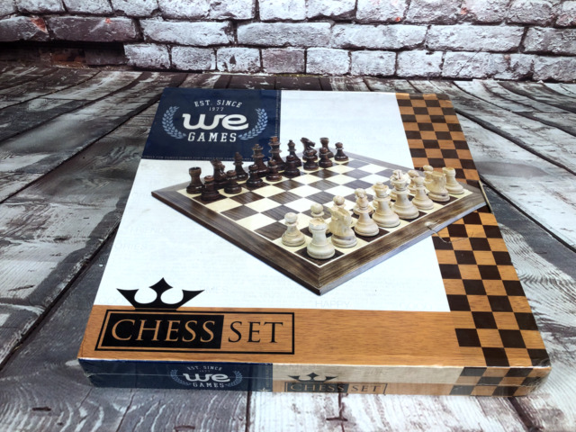 WE Games Travel Magnetic Folding Walnut Wood Chess Set – Wood Expressions