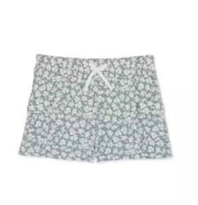 Wonder Nation Girls Pull-On Shorts Green Floral Size XXL 18 NWT - Picture 1 of 4