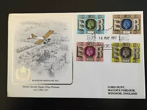 GB 1977 Historic Air Display, White Waltham Silver Jubilee Cover (PSE506) - Picture 1 of 1