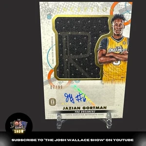 2022-23 Topps Inception Jazian Gortman AUTO Autograph Patch Relic 87/99 - Bild 1 von 3