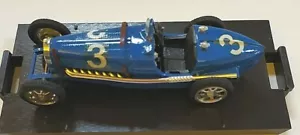 BRUMM SERIE ORO USATO 1:43 AUTO DIE CAST BUGATTI TIPO 59 1933 HP230 BLU ART R42 - Foto 1 di 5