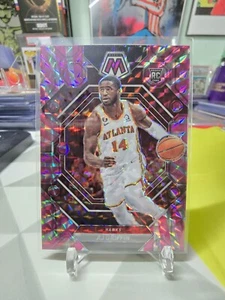 2022-23 Panini Mosaic AJ Griffin/20 Pink Swirl FOTL Prizm Hawks #201 Rookie RC - Imagen 1 de 2