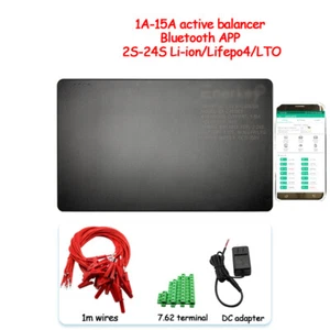 Equilibrador activo de batería 1A-15A 2S a 24S Li-ion LiFePO4 LTO con aplicación Bluetooth - Imagen 1 de 6