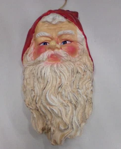 Vintage Silvestri Santa Head Christmas Tree Ornament - Picture 1 of 6