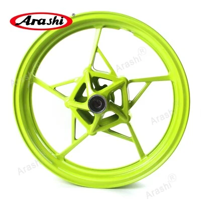 Llanta delantera 17x3"" amarillo neón 17x3"" para Kawasaki Ninja 400 EX400 ABS 2018-2023 Foto 1 de 2