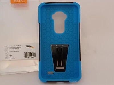 Reiko Silicon Case with Protector Cover with Kickstand for LG Nexus 5, Blue - Image 1 of 4