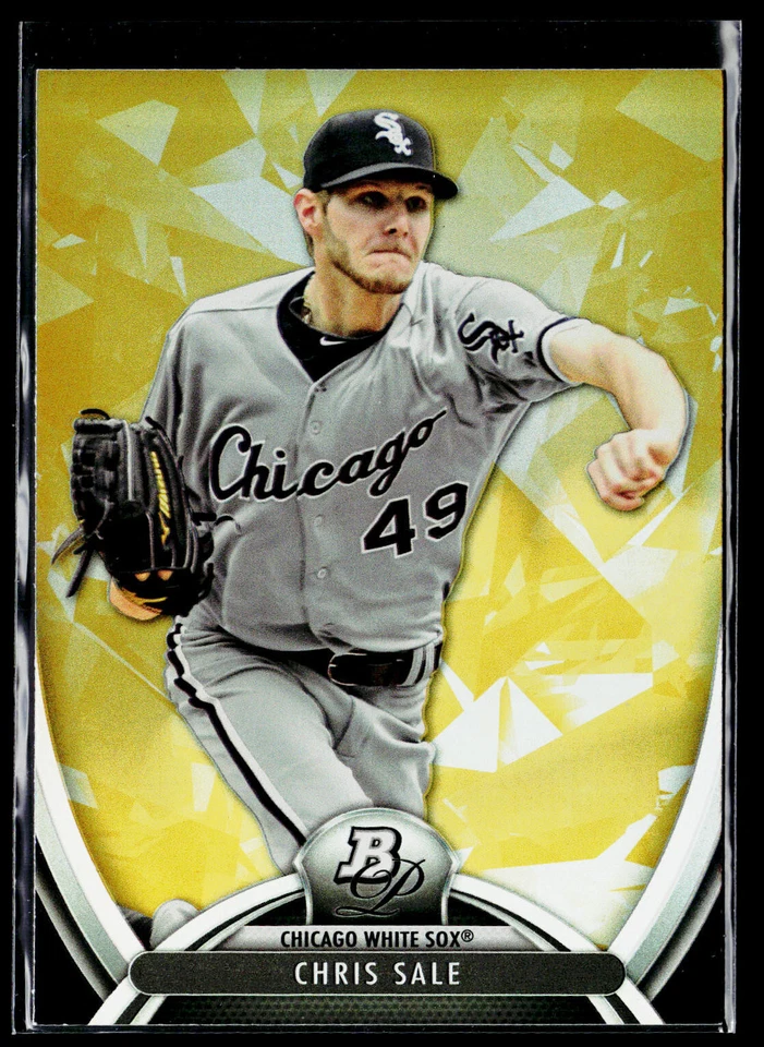 2013 Bowman Platinum Gold Chris Sale #97 - Image 1 of 2
