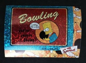2000 Artbox  The Simpsons Sticker  Prism Chase Card C4