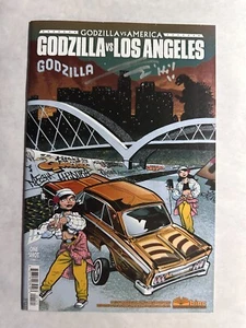 Godzilla vs. America: Los Angeles IDW 2025 firmado por Jordan Morris con certificado de autenticidad Kaiju - Imagen 1 de 8